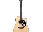 Saga SF-600CE 41'' Dreadnought Cutaway Electro Acoustic Guitar