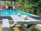 Sale Bandaragama Waterfront Furnished Unique Boutique Villa (S100)
