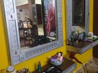 Salon Cutting Chair with Mirror