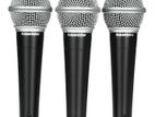 Samson R21 Dynamic Vocal Microphone - 3-Pack with Case