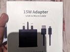 Samsung 15W Adapter And type C cable