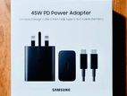 Samsung 45W Fast Charger Power Adapter With Type Cable