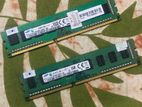 Samsung 4GB DDR3 1600MHz RAM x2
