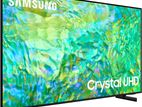 Samsung 65'' TV Crystal UHD 4K, CU8100, Black, 2023, AirSlim