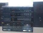 Samsung Double Deck Stereo Amplifier with Two Speakers