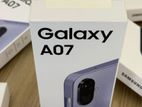 Samsung Galaxy A07 6GB/128GB DUAL SIM (Brand New)