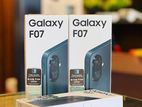 Samsung Galaxy F07 4GB|64GB|05 (Brand New)
