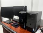 Samsung Intel Core i5 Desktop PC Set with 24" Dell IPS Monitor