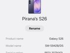 Samsung s26 (Used)