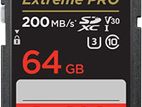 SanDisk 64GB Extreme PRO UHS-I SDXC 200 MB/s Memory Card