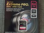 SanDisk 64GB Extreme PRO UHS-I SDXC 200 MB/s Memory Card