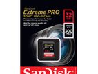 SanDisk Extreme Pro 32GB SDHC 300 MB/S UHS-II Memory Card(New)