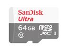 SanDisk Ultra 64GB microSDXC UHS-I Memory Card