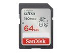 SanDisk Ultra 64GB SDXC 140MB/s UHS-I Memory Card(New)