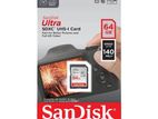 SanDisk Ultra Series 64GB SDXC up to 140MB/s Memory Card(New)
