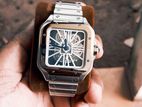 Santos De Cartier Skeleton Watch 39.8mm