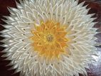 Satin Ribbon Buddha Pooja Flowers