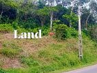 Scenic Road Facing Land for Sale, Halpe, Belihuloya