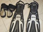 Scuba Fins with Boots - Mares Avanti Quattro ABS