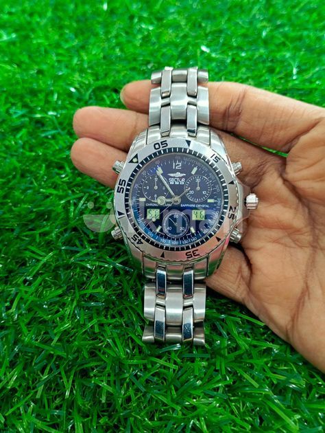 Hand Model Glass Case Sector Silver Color Hand Watch for Sale in Moratuwa | ikman