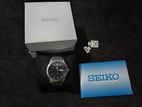 Seiko 5 Automatic Black Dial Men's Watch