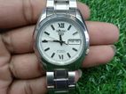 SEIKO 5 AUTOMATIC SILVER COLOUR HAND WATCH