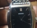 Seiko Square Black Dial Men's Watch