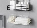 Self Adhesive Metal Bathroom Rack