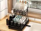 Self -Draining Stainless Steel bowl rack kitchen - Storage