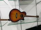 semi electric box guitar