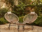 Semi Outdoor Verandah Chair Set