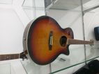 sepia crue semi electric box guitar