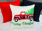 Set of 6 Printed Christmas Cushion Cover