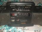 SHARP Boombox xbass double cassette radio