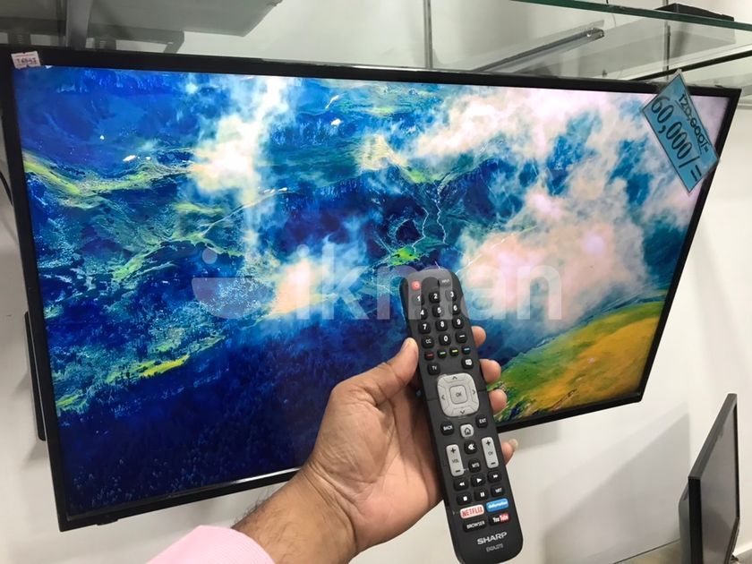 Sharp Smart 43 LED Tv with Remote for Sale in Moratuwa | ikman