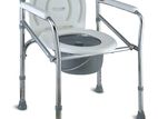 Shower Commode Chair Foldable Without Wheels