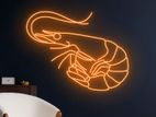 Shrimp Neon Sign Sea Animal LED Lights