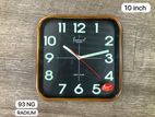 SIDDHARTH WALL CLOCK - 93-NG ( 24.5CMx 24.5CM )- RADIUM