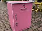 Side Cupboard Pink 16x16x24Inch