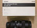 Sigma 100-400mm Lens