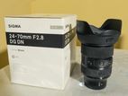 Sigma 24 -70mm F2.8 Dg Dn Sony E - Mount I Full Frame