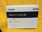 Sigma 30mm F/1.4 Dc Dn Lens Sony