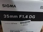 SIGMA 35 MM Art lence