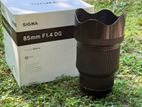 Sigma 85mm 1.4 Art Lens Canon Mount