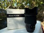 Sigma 85mm 1.4 Art Lens Canon Mount
