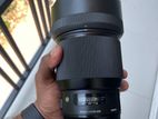 Sigma 85mm Art Canon Mount with Uv Filter