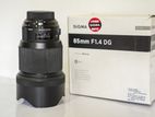 Sigma 85mm F1.4 DG Art Lens