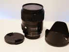 Sigma art 35mm f 1.4 Nikon mount lens