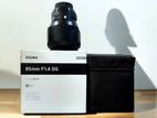 Sigma Art 85mm 1.4 Lens