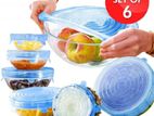 Silicone Food Cover 6 Pcs